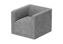Кресло Cube (серый, рогожка)