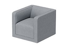 Кресло Cube (серый, твид)