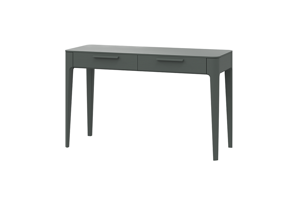 Консоль Type oak 2 ящика ширина 120 см (темно-серый)