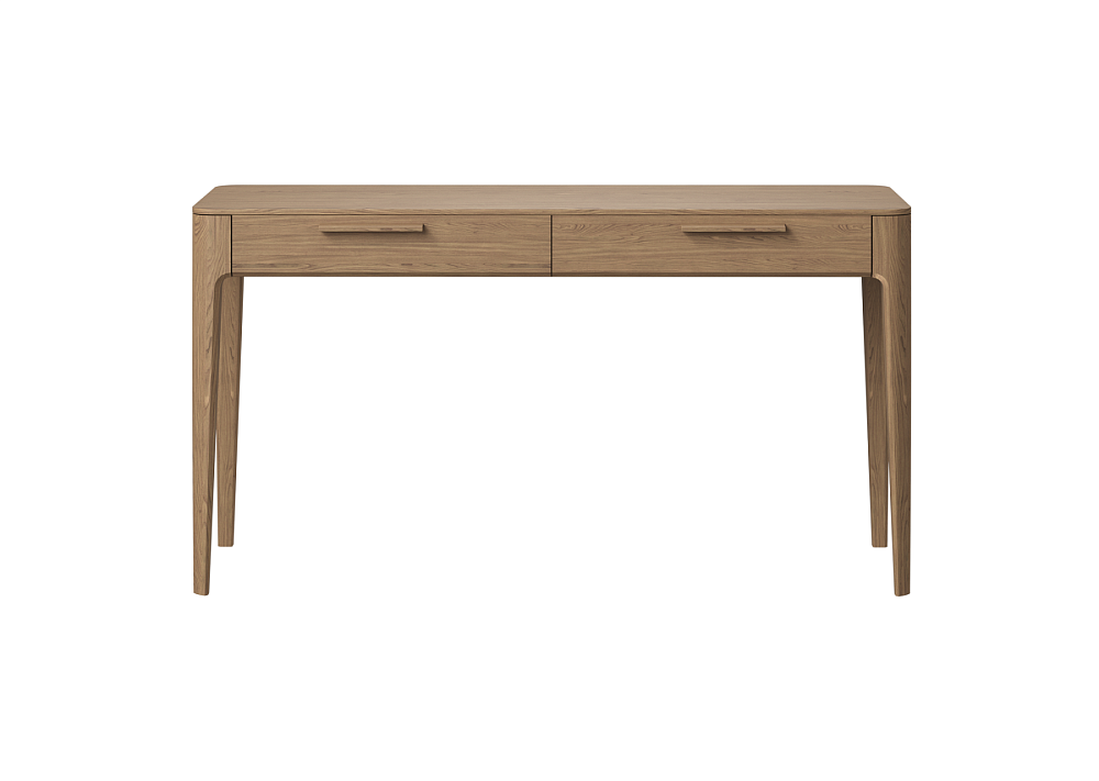 Консоль Type oak 2 ящика ширина 140 см (натуральный дуб)
