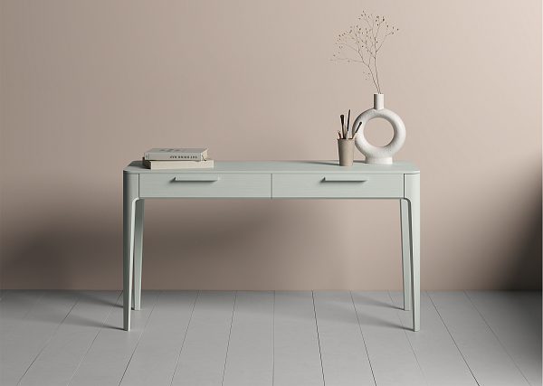 Консоль Type oak 2 ящика ширина 140 см (белый)