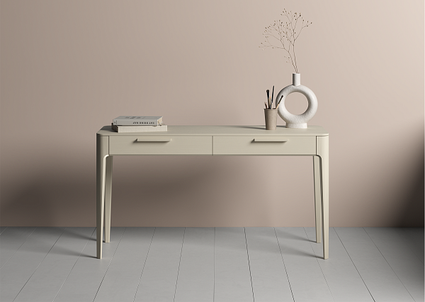 Консоль Type oak 2 ящика ширина 140 см (молочный)
