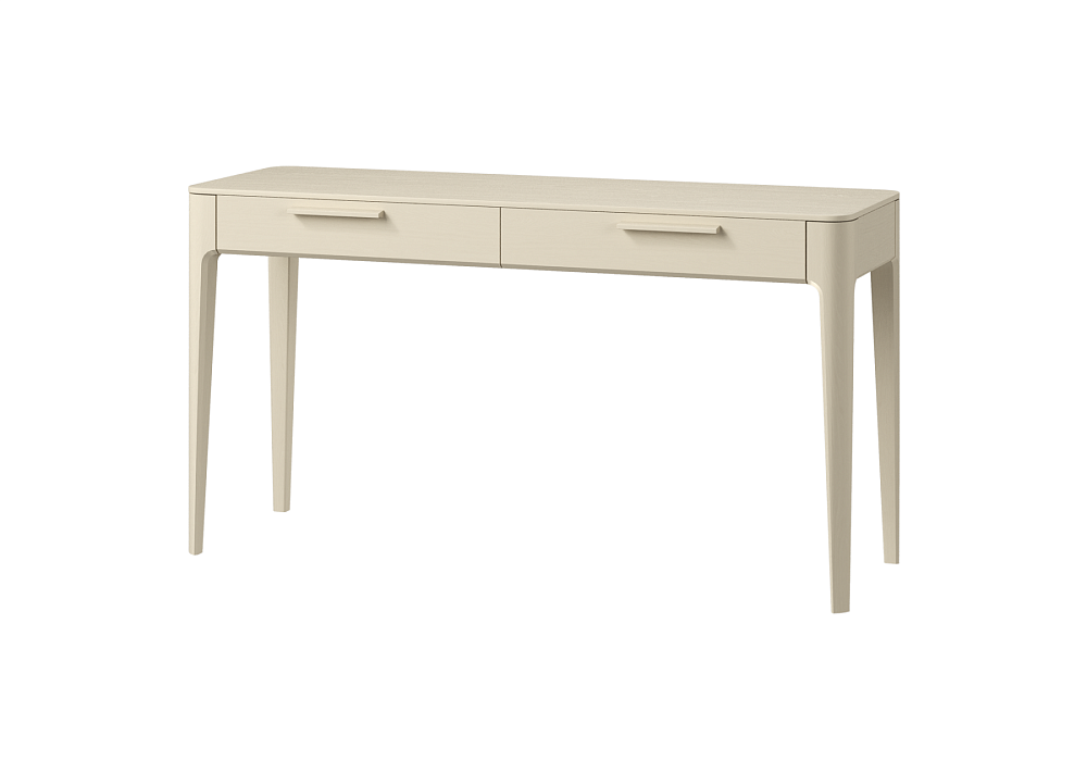 Консоль Type oak 2 ящика ширина 140 см (молочный)