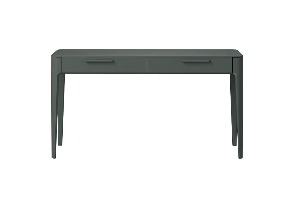 Консоль Type oak 2 ящика ширина 140 см (темно-серый)