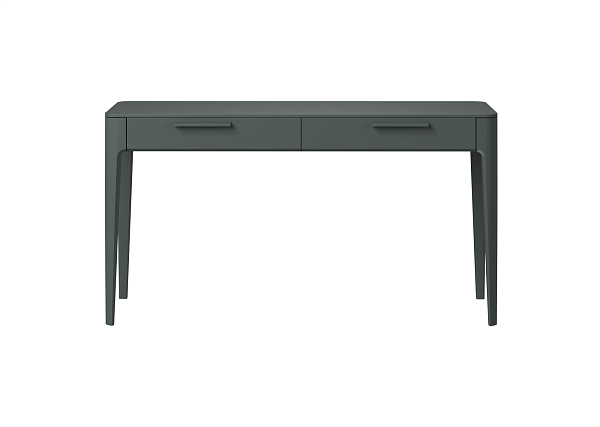 Консоль Type oak 2 ящика ширина 140 см (темно-серый)