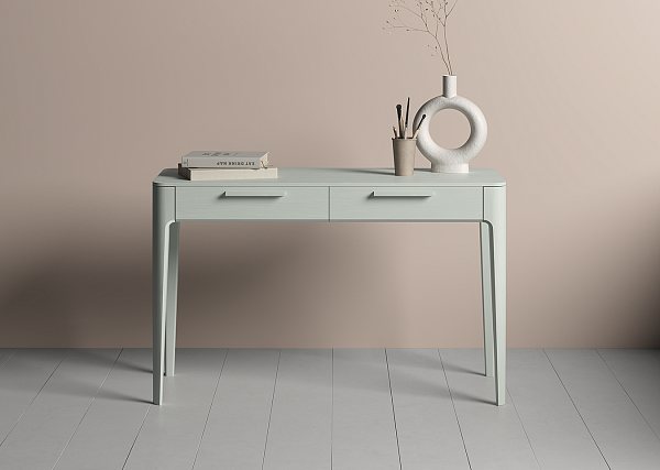 Консоль Type oak 2 ящика ширина 120 см (белый)