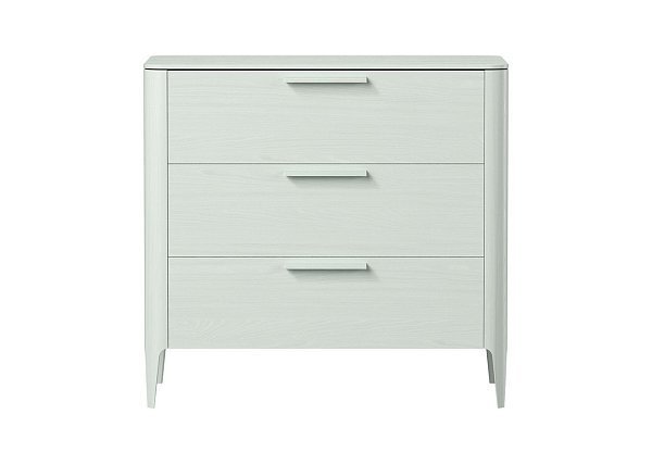 Комод Type oak 3 ящика ширина 90 см (белый)