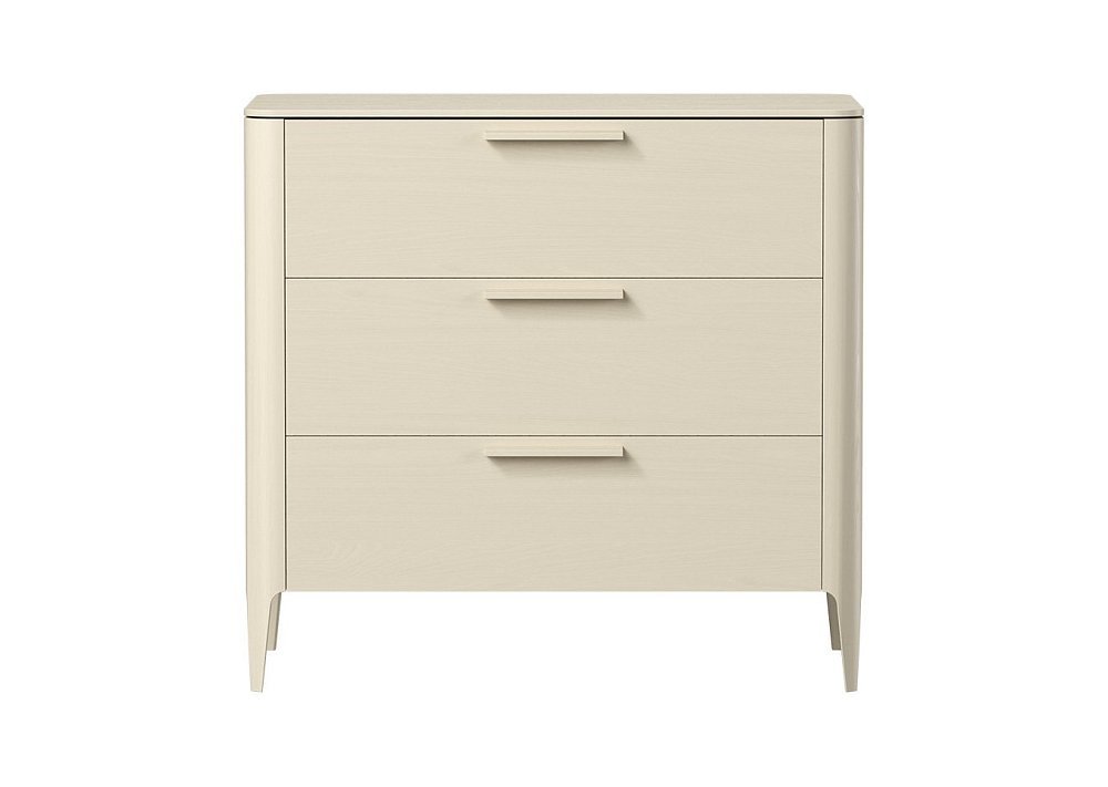 Комод Type oak 3 ящика ширина 90 см (дымка)