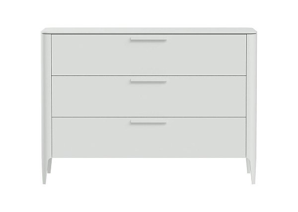 Комод Type 3 ящика ширина 120 см (белый)
