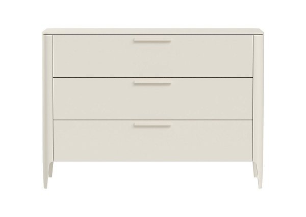 Комод Type 3 ящика ширина 120 см (молочный)