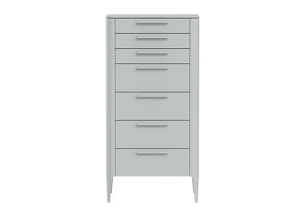 Комод Type высокии? 7 ящиков (светло-серый)