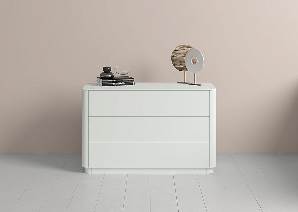 Комод Tammi 3 ящика ширина 120 см (белый)