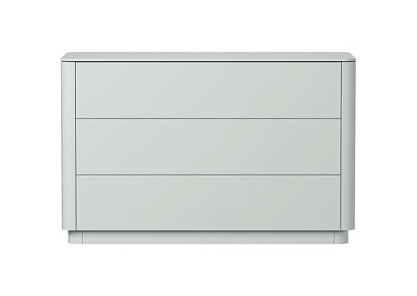 Комод Tammi 3 ящика ширина 120 см (светло-серый)