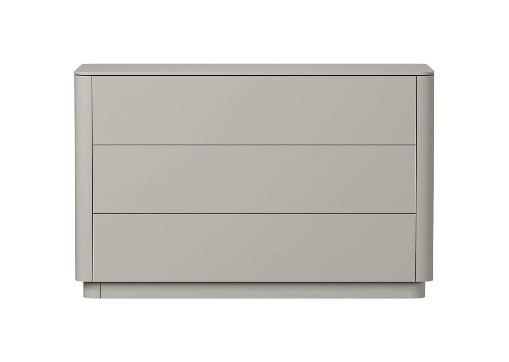 Комод Tammi 3 ящика ширина 120 см (серо-бежевый)