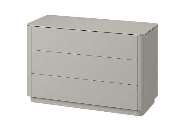 Комод Tammi 3 ящика ширина 120 см (серо-бежевый)