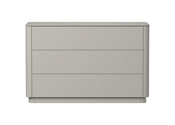 Комод Tammi 3 ящика ширина 120 см (серо-бежевый)