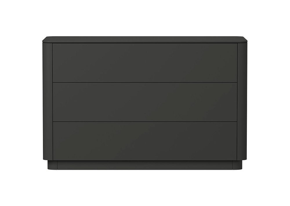 Комод Tammi 3 ящика ширина 120 см (черный)