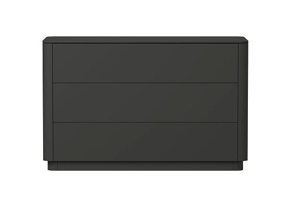 Комод Tammi 3 ящика ширина 120 см (черный)