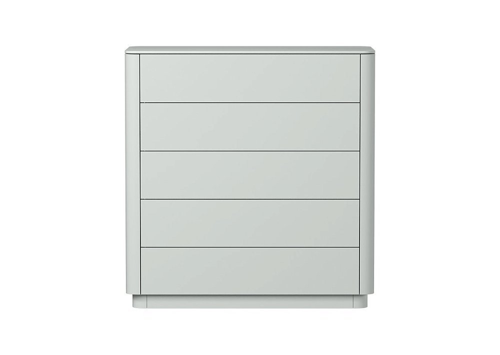Комод Tammi 5 ящиков ширина 100 см (светло-серый)