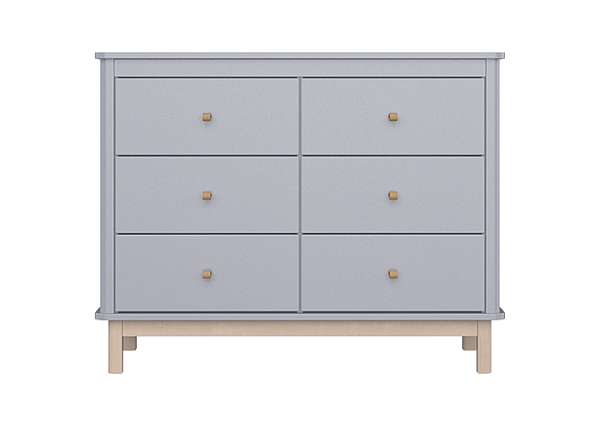 Комод Classic 6 ящиков (серый)