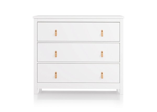 Комод Wood 3 ящика (белый)