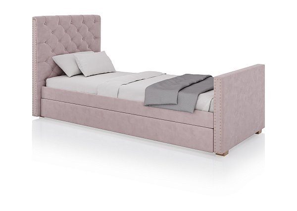 Кровать подростковая Elit soft (розовый)
