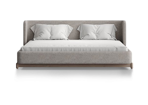 Кровать Basic спальное место 180*200 см (бежевый, рогожка)