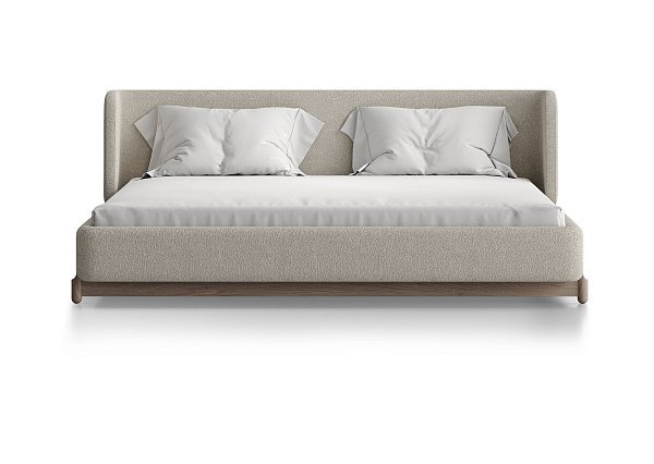 Кровать Basic спальное место 180*200 см (молочный, букле)