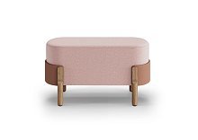 Банкетка Basic 80 см (розовый Ангора, терракотовый Нео, дуб)