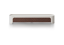 Тумба Lagom nova под ТВ 3 ящика ширина 180 см (дымка, орех)