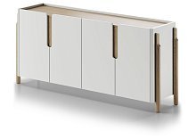 Комод Basic 4 двери ширина 180 см (белый)