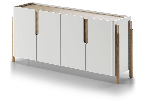 Комод Basic 4 двери ширина 180 см (белый)