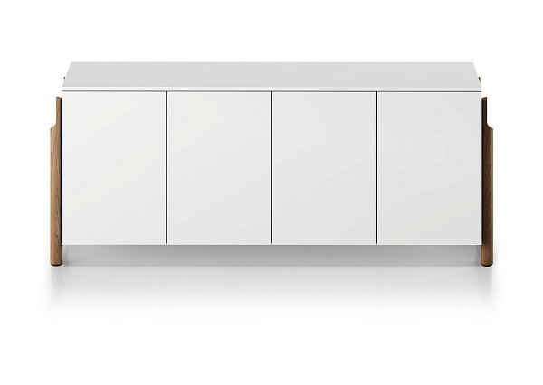 Тумба Basic 4 двери ширина 170 см (белый)
