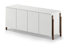 Тумба Basic 4 двери ширина 170 см (белый)