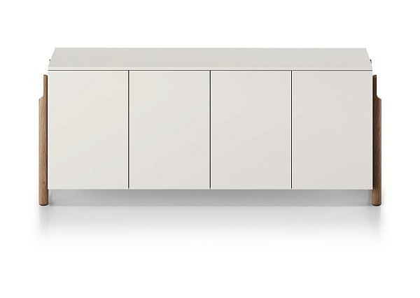 Тумба Basic 4 двери ширина 170 см (молочный)