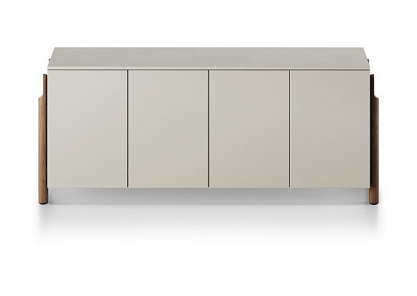 Тумба Basic 4 двери ширина 170 см (серо-бежевый)