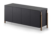 Тумба Basic 4 двери ширина 170 см (черный)