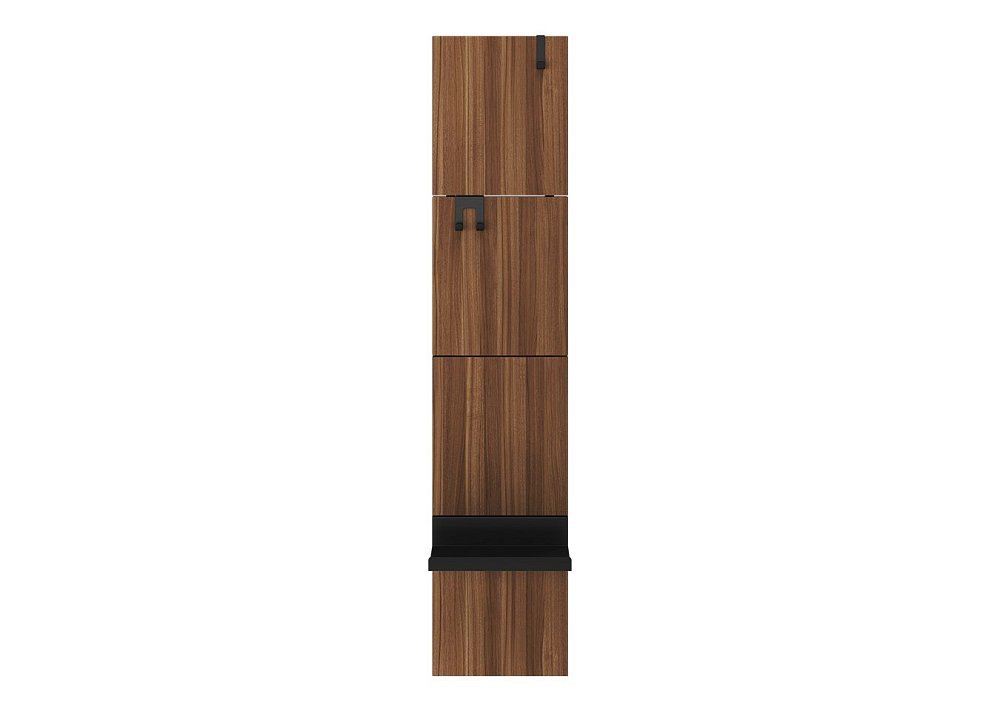 Вешалка Stripe M (орех, черный)
