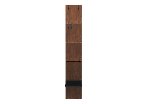 Вешалка Stripe L (орех, черный)