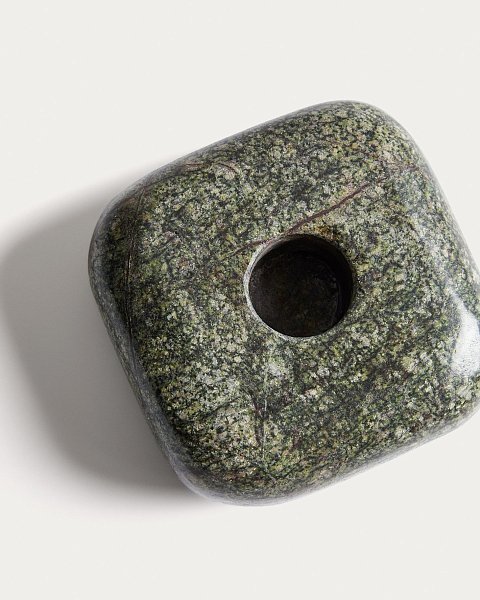 Подсвечник Liren из зеленого мрамора, 3 см