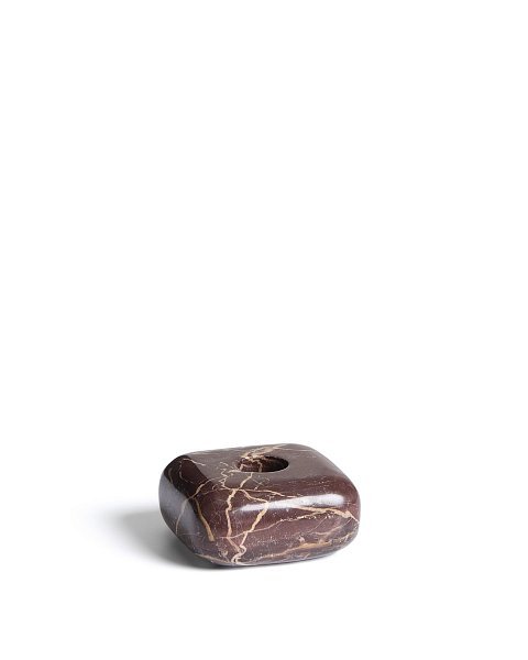 Подсвечник Liren из бордового мрамора, 3 см