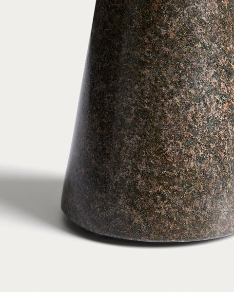 Подсвечник Trevia из зеленого мрамора, 8 см