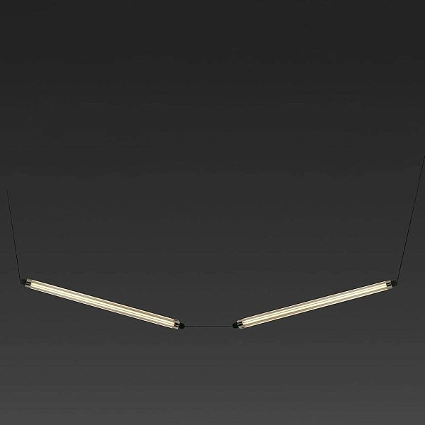 Подвесной светильник LUMINA 600 2L COL EMP SM CURV черный LED 24W 2700K D