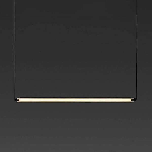 Подвесной светильник LUMINA 900 1L COLGANTE HORIZ черный LED 18W 2200K