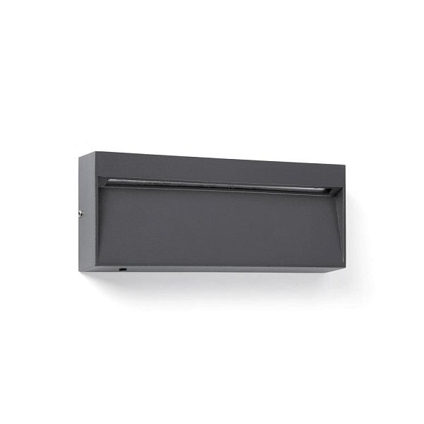 Уличный настенный светильник DUNE APLIQUE RECTANGULAR темно-серый 6W 4CCT