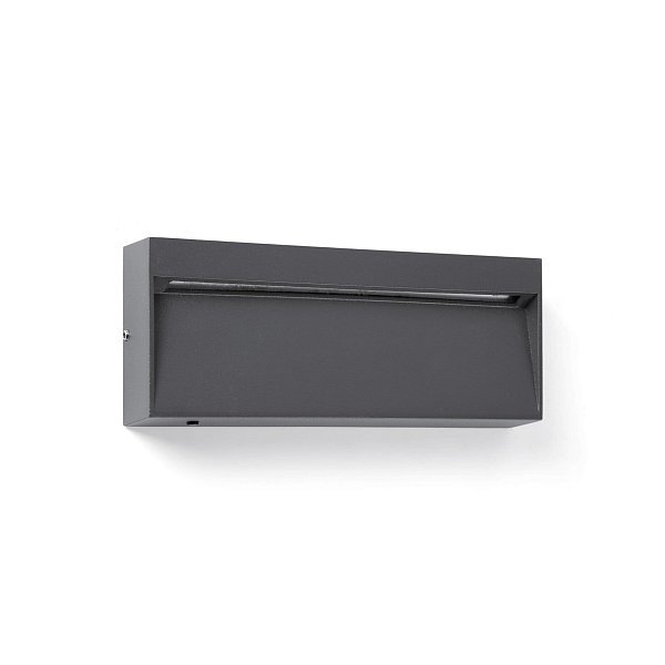 Уличный настенный светильник DUNE APLIQUE RECTANGULAR темно-серый 6W 4CCT
