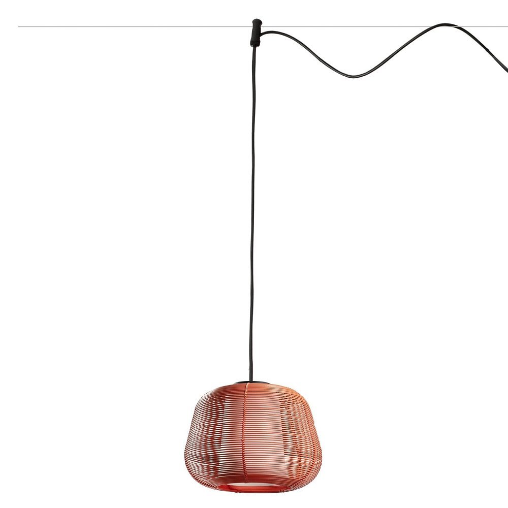 Уличный подвесной светильник NARITA SISTEMA COLGANTE оранжевый 1xE27