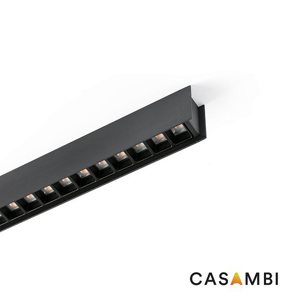 Потолочный светильник LUVA VISION 1120 16W 4000K черный CASAMBI