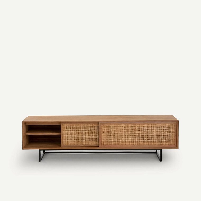 Туба под телевизор из тикового дерева Tamaroa единый размер бежевый