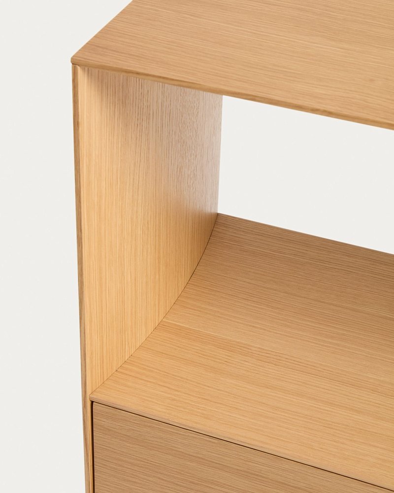 Стеллаж из шпона дуба Visala 90 x 106 см